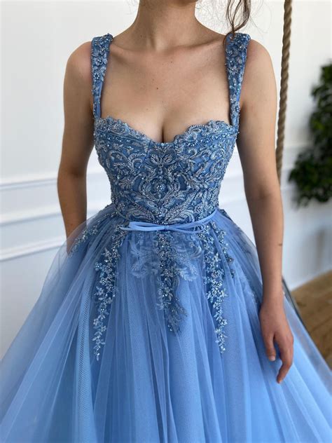 teuta matoshi cerulean gown.